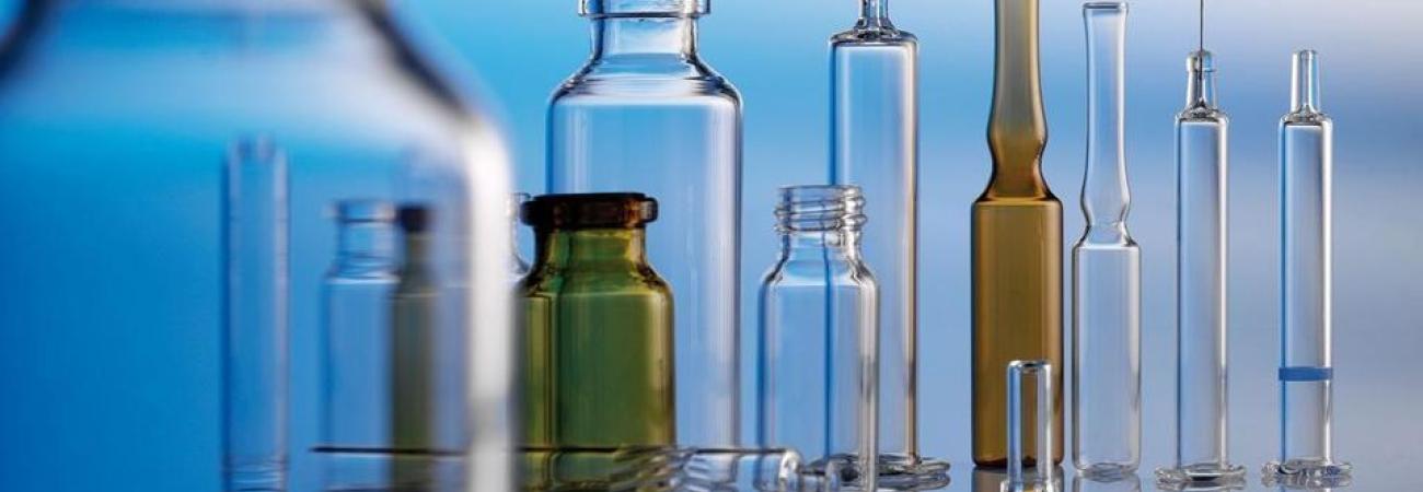 Producción de envases de vidrio para la industria médico farmacéutica. (CNAE: 2310)