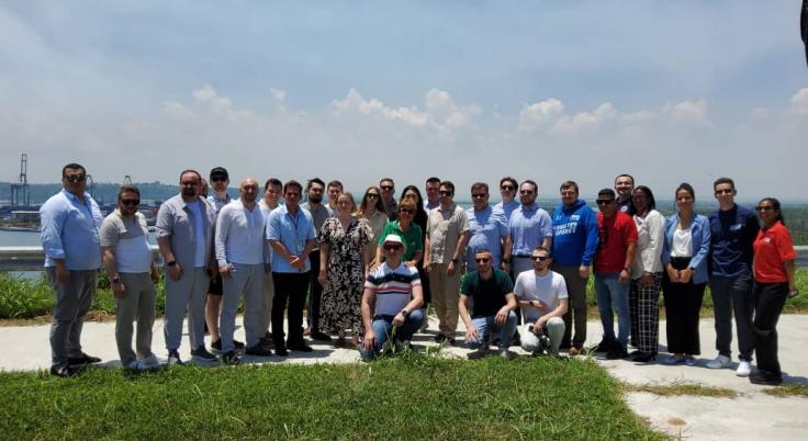 Visita de jóvenes rusos