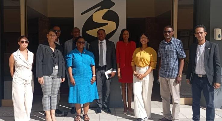 ZED Mariel recibe a Ministra de Relaciones Internacionales de la República de Namibia