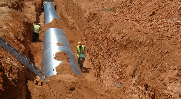 Aqueduct and sewerage