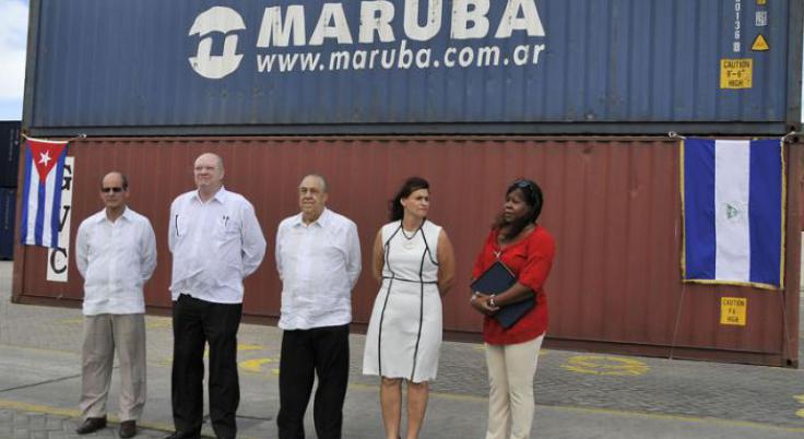 Arriba a Cuba ayuda solidaria del gobierno de Nicaragua