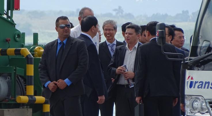 Presidente de Vietnam visita ZED Mariel