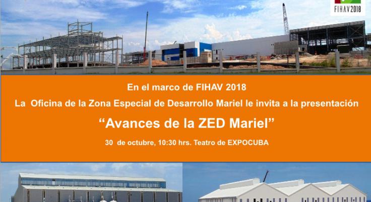 Presentación de la ZED Mariel en FIHAV