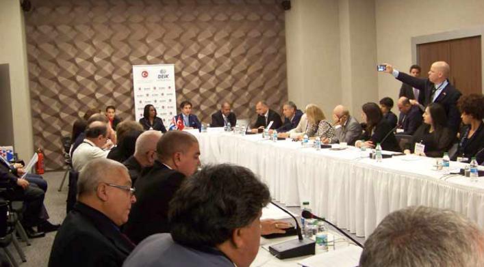 La reunión se realizó en la sede de la Junta de Relaciones Económicas Exteriores (Foto: Prensa Latina)