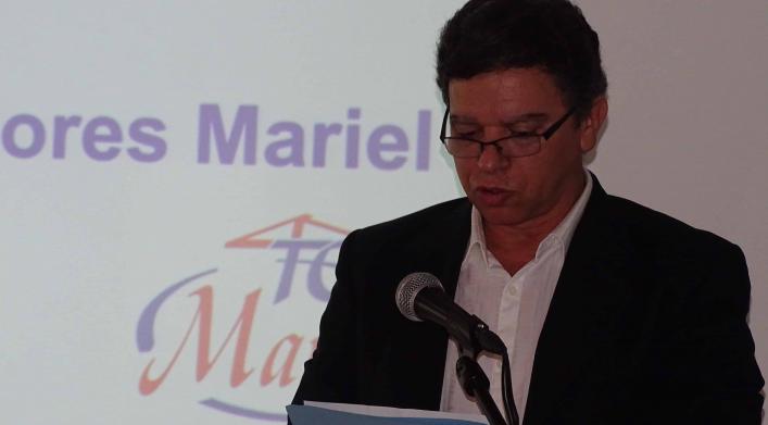 José Leonardo Sosa Barrios, Director Adjunto de la TCM pronuncia las palabras de agradecimiento