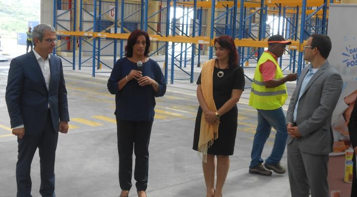 La Viceministra de la Industria Alimentaria Betsy Díaz estuvo presente en la ceremonia