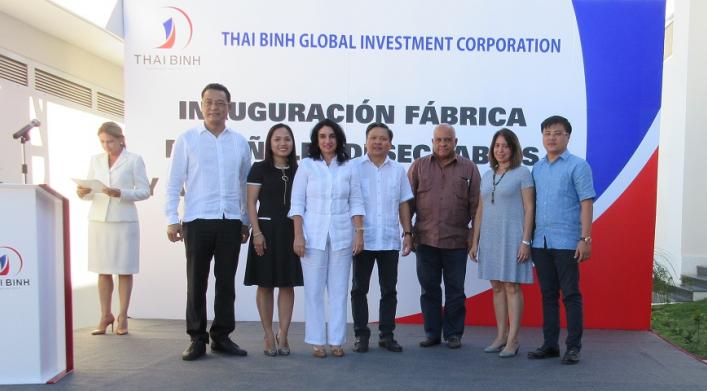 Thai Binh inaugura fábrica en la ZED Mariel