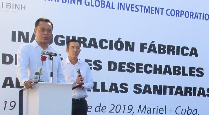 Thai Binh inaugura fábrica en la ZED Mariel