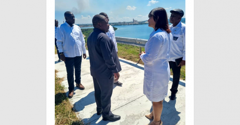 Visita la ZED Mariel Presidente de Mozambique