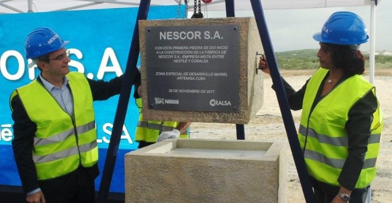 Colocan primera piedra de NESCOR S.A. en ZED Mariel