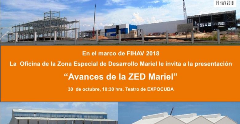 Presentación de la ZED Mariel en FIHAV